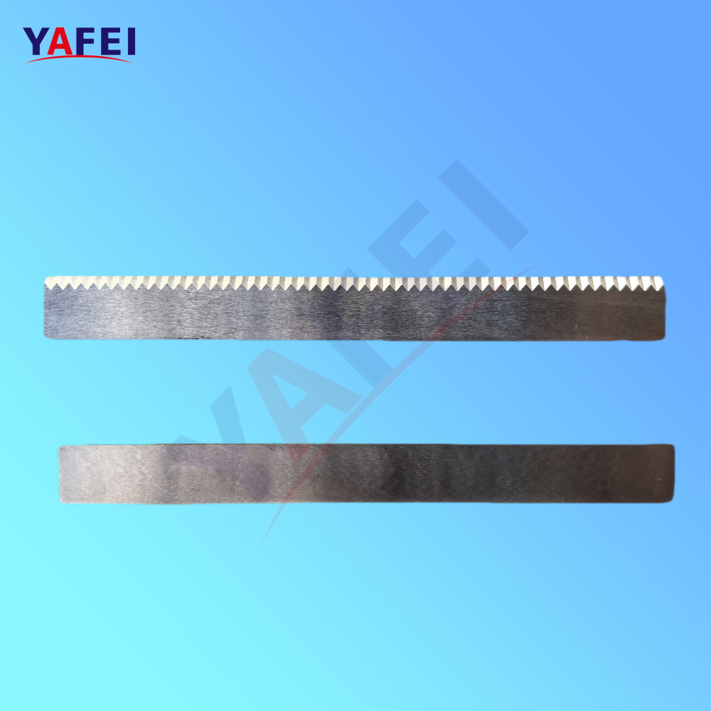 Horizontal Flow Wrapping Machine Serrated Knives