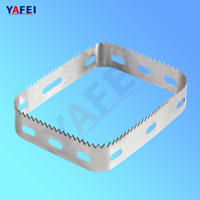 Rectangular Serrated Blades for Cup and Tray Sealing Machinery
